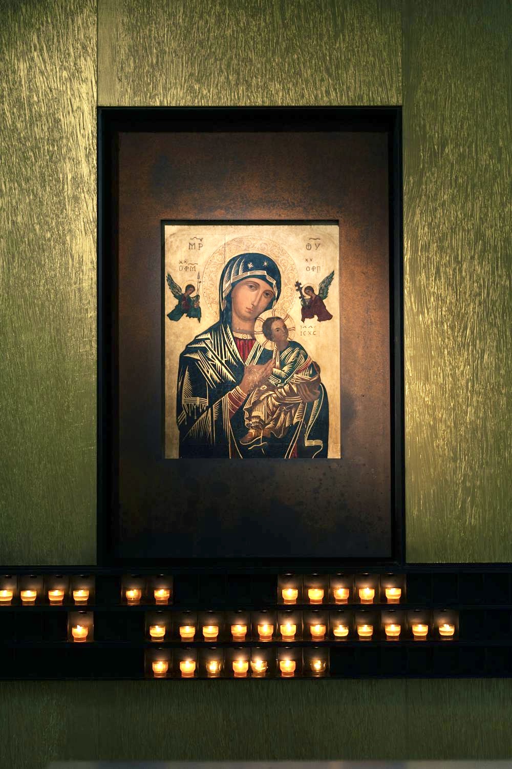 <div><div class="caption">
                 Adult Faith Formation: Our Lady Icon Seminars
                  </div><div className="subcaption">
                    Dec. 3, 10, & 17 • 7 PM, Garden Room
                  </div></div>